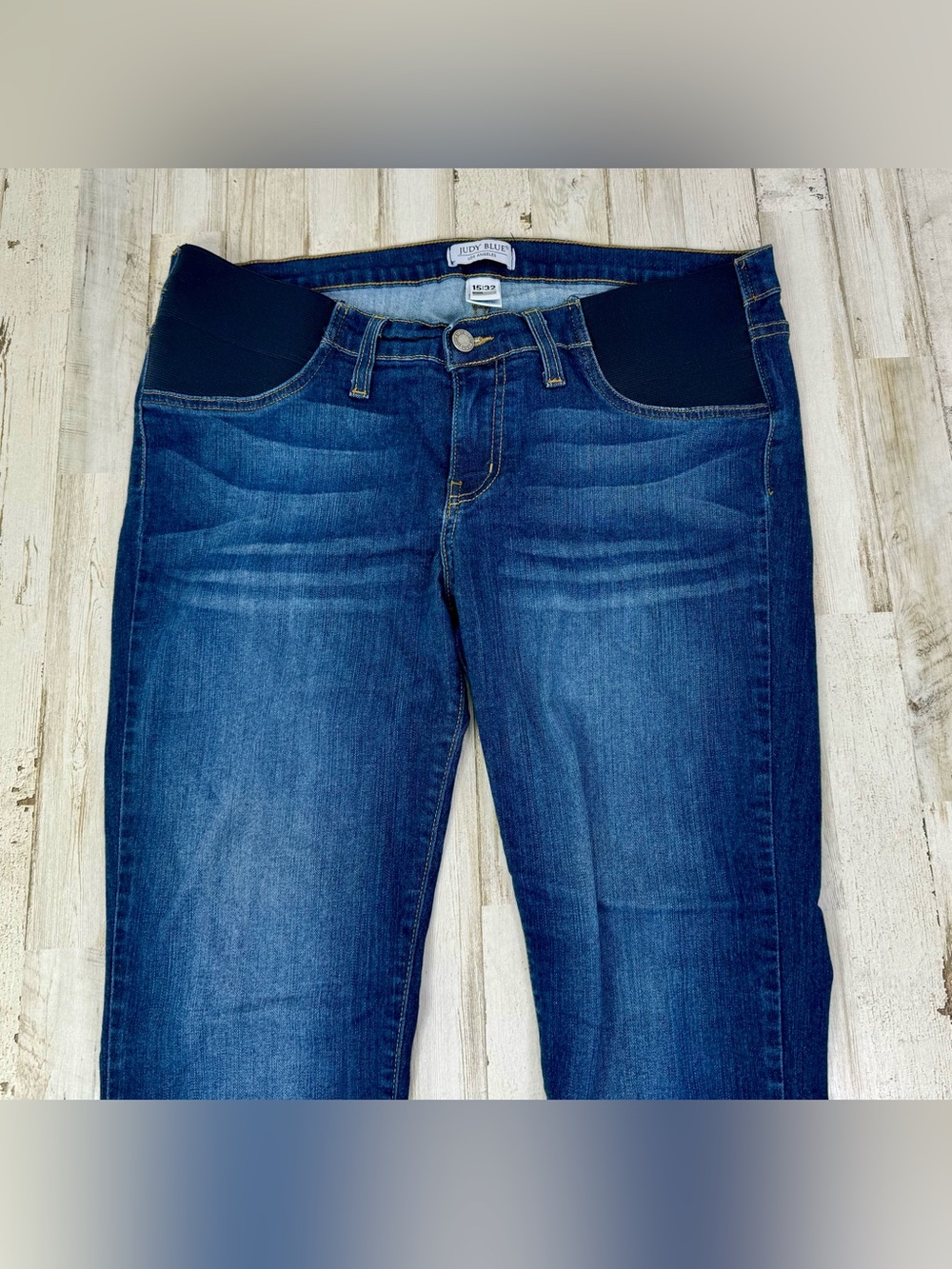 Judy Blue Jeans Womens 15/32 Blue High Rise Skinny Fit Stretchy Waist - Picture 2 of 12